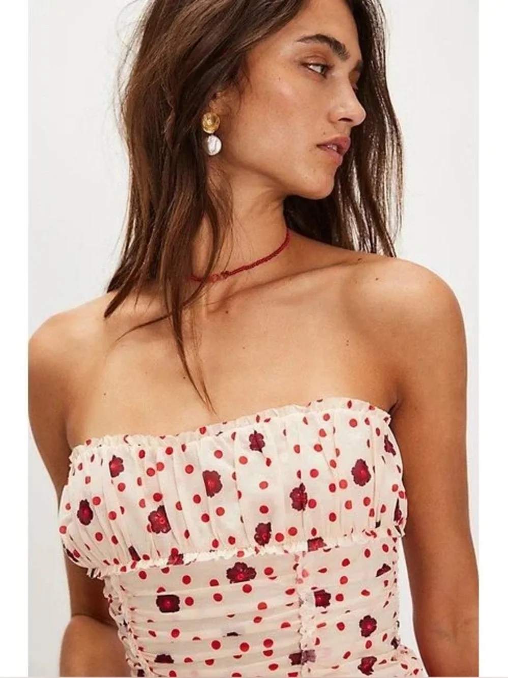 Free people Scottie printed tube top